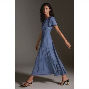 Anthropologie Somerset Tiered Maxi Dress